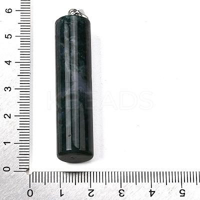 Natural Moss Agate Big Pendants G-F820-11C-1