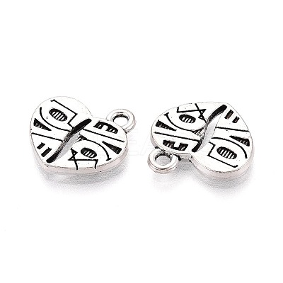 Tibetan Style Alloy Pendants TIBE-T016-02AS-1