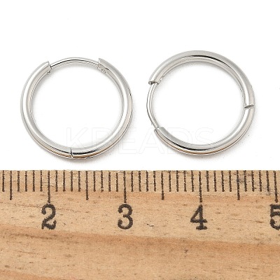 304 Stainless Steel Hoop Earrings for Women EJEW-M089-02P-1