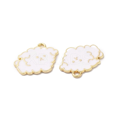 Alloy Enamel Pendants ENAM-D046-22G-02-1