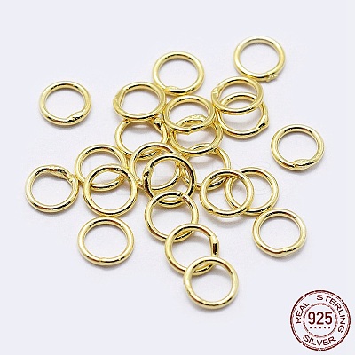 925 Sterling Silver Soldered Closed Jump Rings LS-STER-F036-03G-0.7x6-1