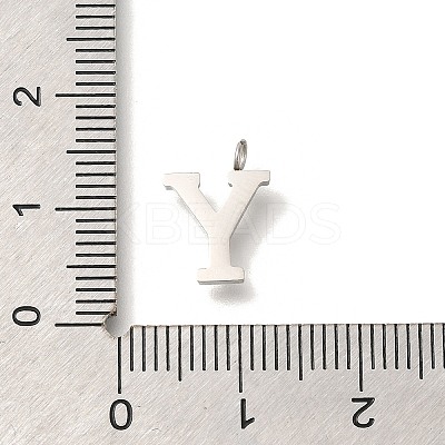 304 Stainless Steel Micro Pave Cubic Zirconia Pendants STAS-H228-06P-Y-1