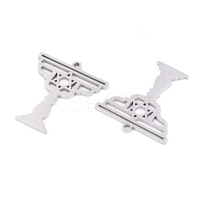 304 Stainless Steel Pendants STAS-N108-43P-1