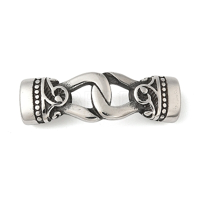 304 Stainless Steel Knot Connector Charms STAS-Z147-11AS-01-1