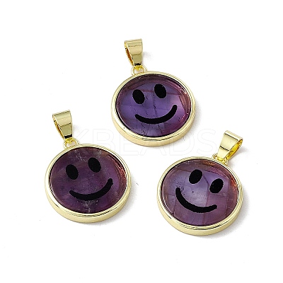 Natural & Synthetic Mixed Gemstone Pendants G-G977-06G-1