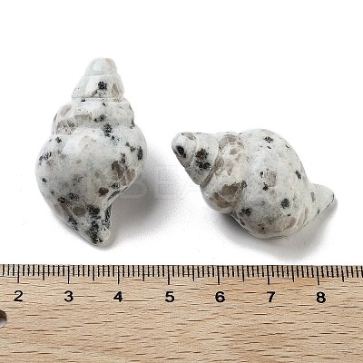 Natural Sesame Jasper Carved Figurines DJEW-L023-H06-1