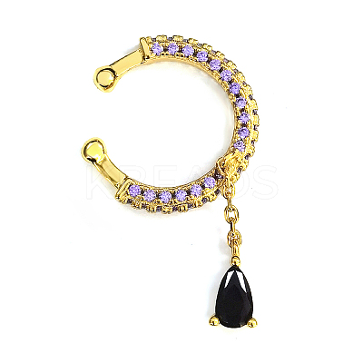 S925 Silver Water Drop Ear Clip Exquisite Sweet Cool Fashion Earrings PP4486-1-1