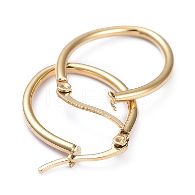 201 Stainless Steel Hoop Earrings EJEW-I245-03F-1
