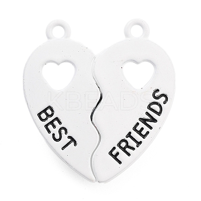 Alloy Enamel Split Pendants ENAM-P255-01A-1