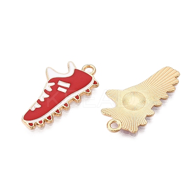 Rack Plating Alloy Enamel Pendants LS-ENAM-N056-387KCG-03-1