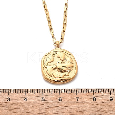 304 Stainless Steel Constellation Pendant Necklaces LS-NJEW-K392-01G-11-1