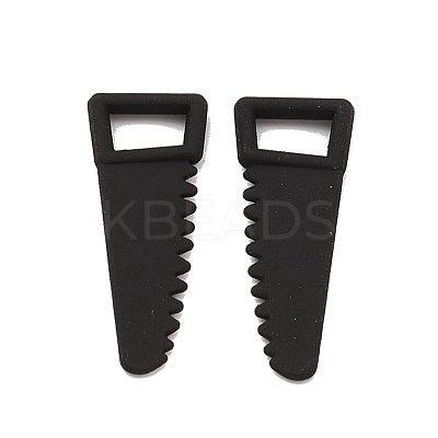 Spray Painted Alloy Pendants PALLOY-K003-14-1