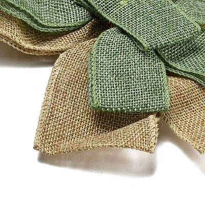Christmas Linen Big Bowknot Pendant Decorations AJEW-M041-03B-1