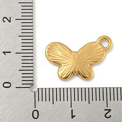 Ion Plating(IP) 304 Stainless Steel Charms STAS-N103-101G-1