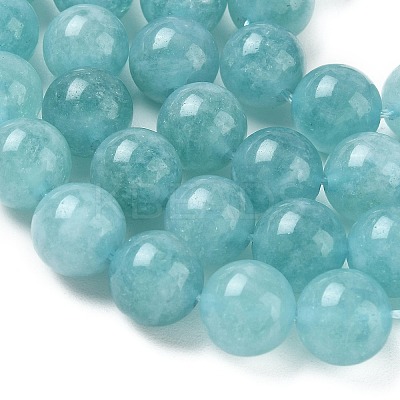 Dyed Natural Malaysia Jade Beads Strands G-G021-01D-08-1