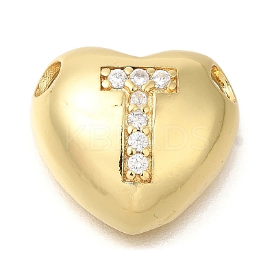 Rack Plating Brass Micro Pave Cubic Zirconia Pendants KK-I722-04G-T-1