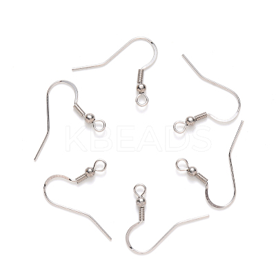 Tarnish Resistant 304 Stainless Steel French Earring Hooks STAS-S111-007-1