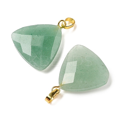 Natural Green Aventurine Pendants G-L614-D04-G03-1