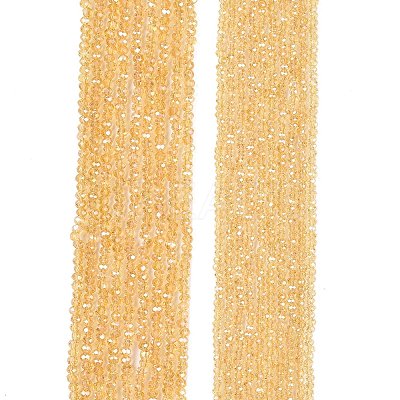 Electroplate Glass Beads Strands EGLA-A044-T1mm-B03-1