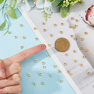 300Pcs Brass Spacer Beads KK-DC0003-59-1