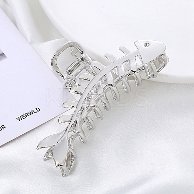 Fishbone Zinc Alloy Claw Hair Clips PW-WG608A4-02-1