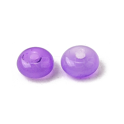 Baking Paint Imitation Jade Glass Beads DGLA-C005-A01-3x6mm-10-1