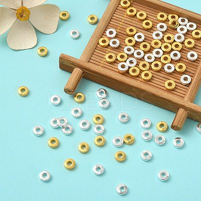 100Pcs 2 Colors Tibetan Style Alloy Beads PALLOY-YW0001-82-1