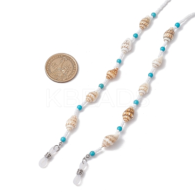 Glass Seed Beaded Eyeglasses Chains AJEW-TA00036-1