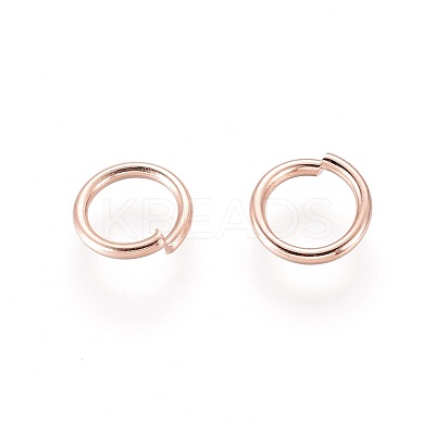 304 Stainless Steel Open Jump Rings STAS-O098-01RG-17-1