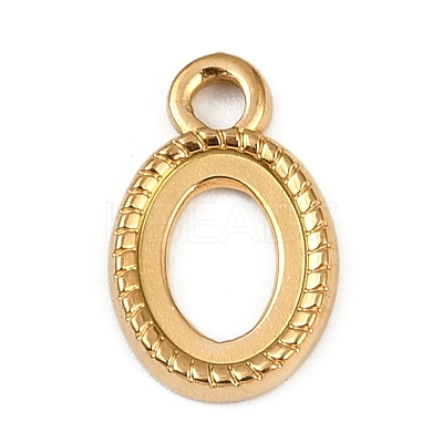 304 Stainless Steel Pendant Cabochon Settings STAS-B092-01G-1