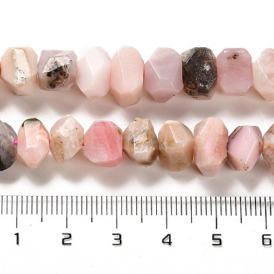 Natural Pink Opal Beads Strands G-N327-05-14-1