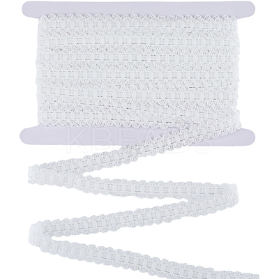 10M 10% Spandex & 90% Nylon Lace Elastic Ribbon OCOR-CY0001-12A-1