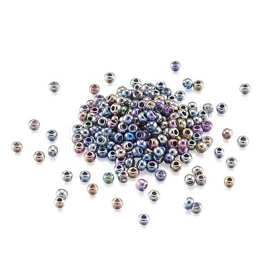 12/0 Grade A Electroplated Glass Seed Beads SEED-CD0001-01-1