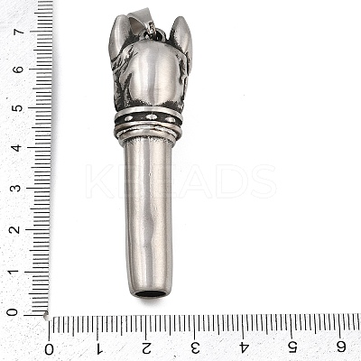 316 Surgical Stainless Big Steel Pendants STAS-Z165-14AS-1