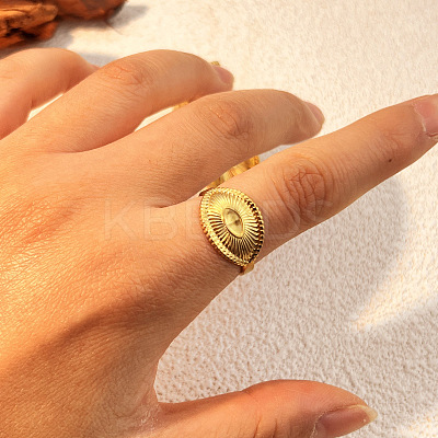 304 Stainless Steel Cuff Rings LS-RJEW-S626-10G-C-1