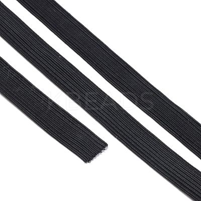 (Defective Closeout Sale: Spool was Yellowing) Flat Braided Elastic Rope Cord EC-XCP0001-27B-1