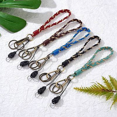 Boho Macrame Wristlet Keychain Keying KEYC-SW00004-03-1