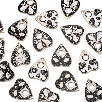 20Pcs 4 Styles Alloy Pendants ENAM-CJ0002-88-1