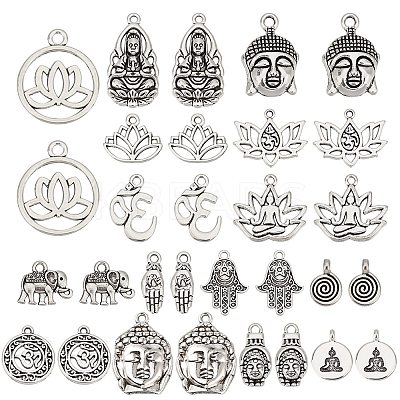 15 Styles Alloy Pendants FIND-GA0003-23-1