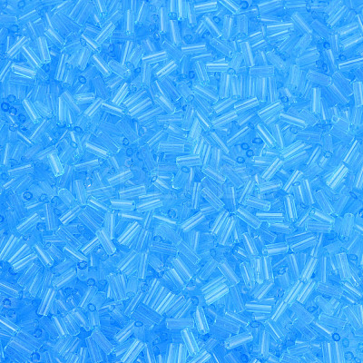 Transparent Glass Bugle Beads SEED-N005-001-C12-1