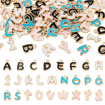 78Pcs 26 Styles Alloy Enamel Charms ENAM-TA0003-52-1