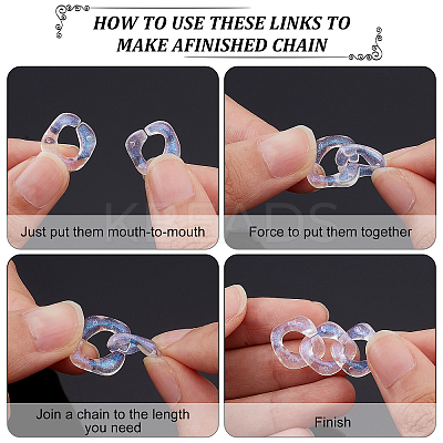 Transparent Acrylic Linking Rings TACR-FH0001-11-1