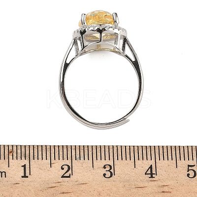 925 Sterling Silver Micro Pave Cubic Zirconia Finger Rings RJEW-B134-01A-01-1