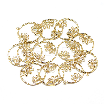 Brass Pendants KK-T032-053G-1