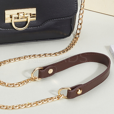 Imitation Leather & Alloy Crossbody Purse Chains FIND-WH20033-034C-LG-1