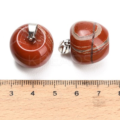 Natural Red Jasper Pendants GG-K002-15E-1
