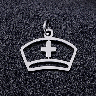 Non-Tarnish 201 Stainless Steel Pendants STAS-T046-JA368-1-1