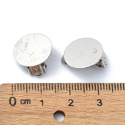 Tarnish Resistant 304 Stainless Steel Clip-on Earring Findings STAS-Q318-08P-1