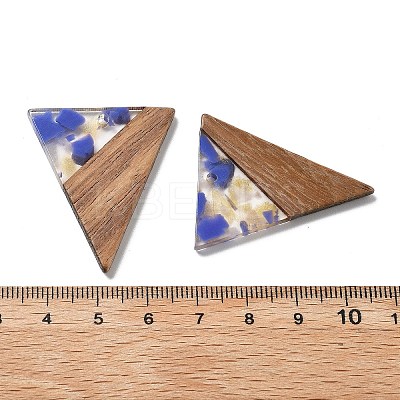 Resin and Walnut Pendants FIND-R051-01-1