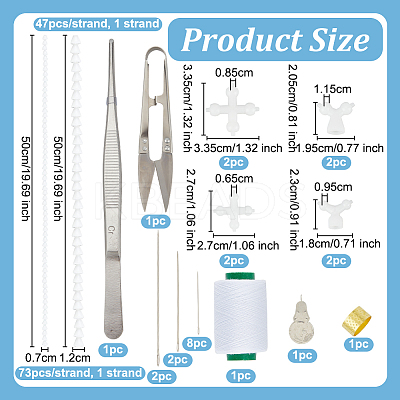 2 Sets Polyoxymethylene(POM) Toy Skeleton Joint DIY-OC0012-28-1